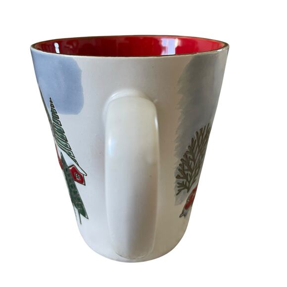 Eli+Ana ELK RIDGE HOLIDAY Ceramic Mug Tea Cup Set of 2 Christmas New - Picture 6 of 11